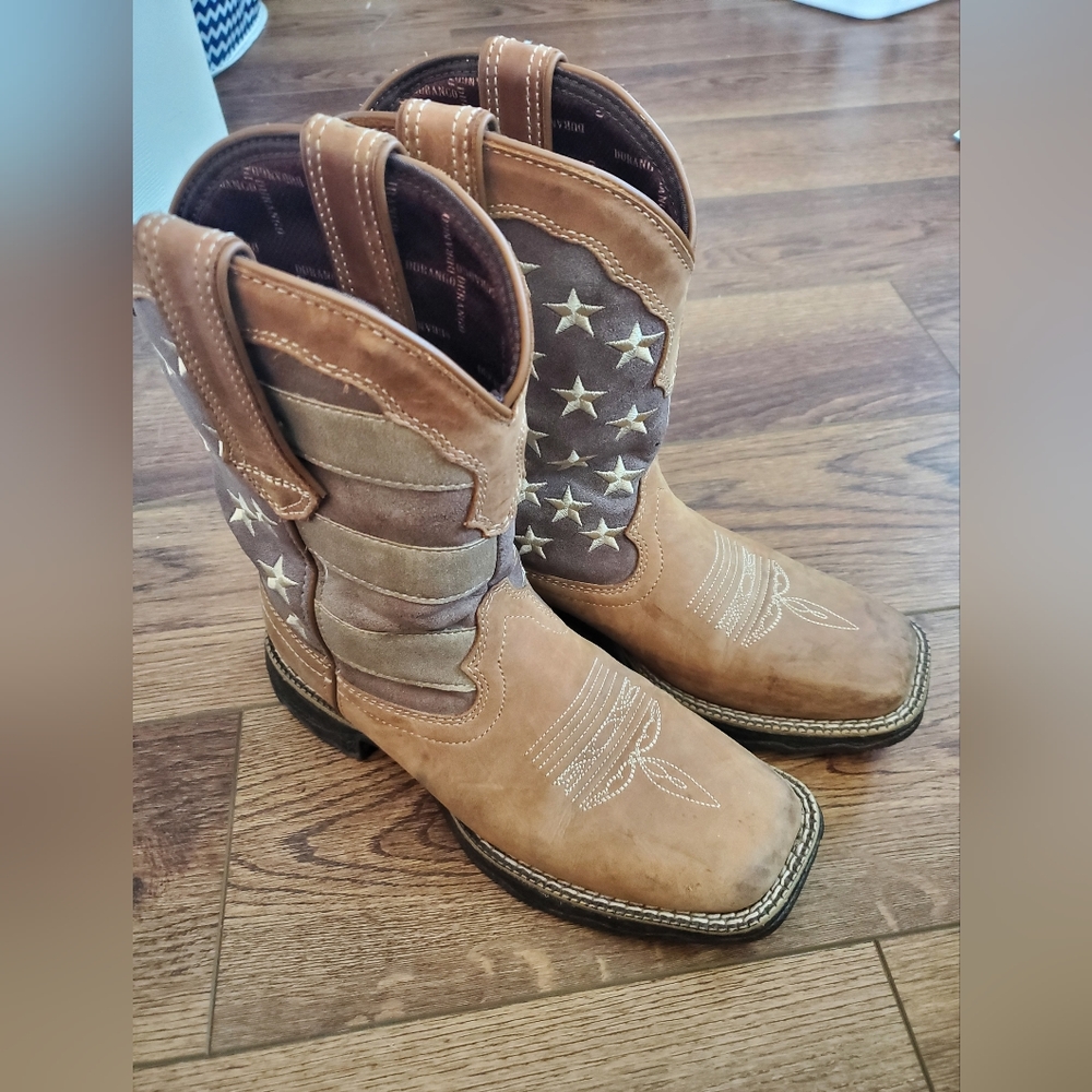 Lady Rebel Durango 10" flag boots